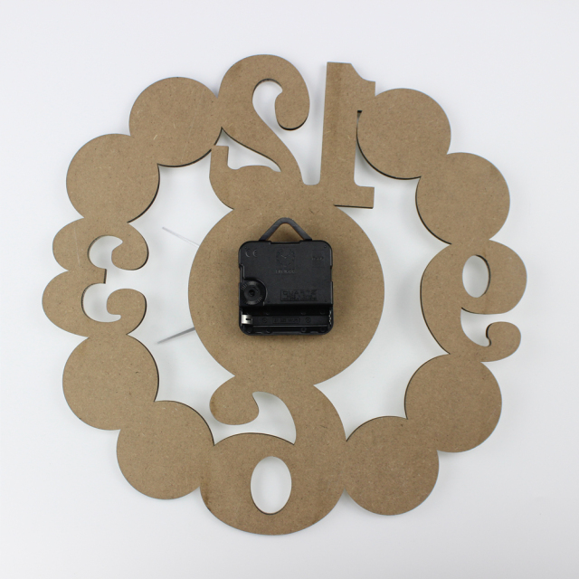 Sublimation MDF Wooden Wall Clock Various Shapes