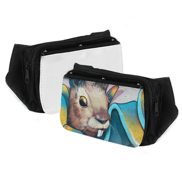 Fashion Sublimation Canvas Waist Bag Fanny Pack Belt Bag