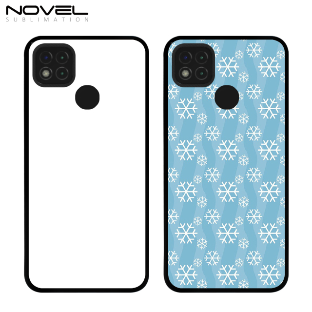 Sublimation Blank 2D TPU Phone Case With Metal Insert For Xiaomi Redmi 9C