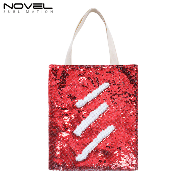 Sublimation Magic Sequin Shoulder Bag Fashion Glitter Handbag