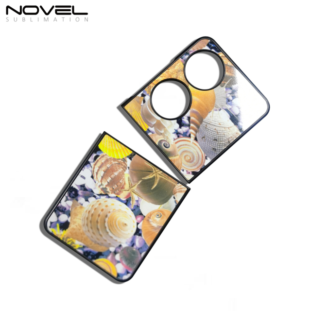 Sublimation 2D PC Hard Plastic Phone Case For Huawei P50 Pocket With Aluminum Sheet