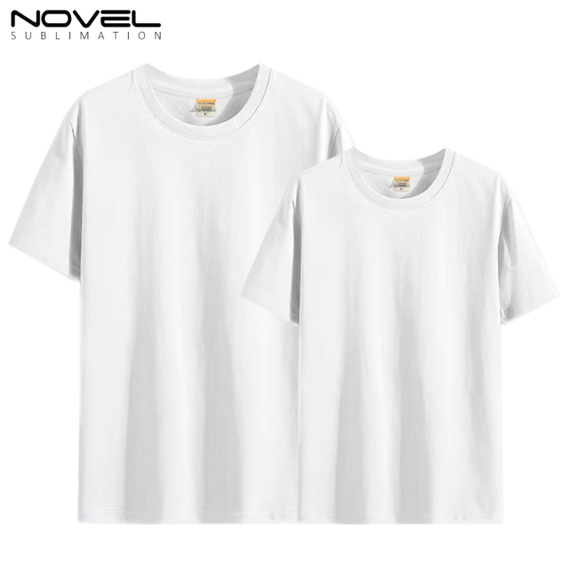 Sublimation Blank Milk Silk Polyester T-shirt for Men