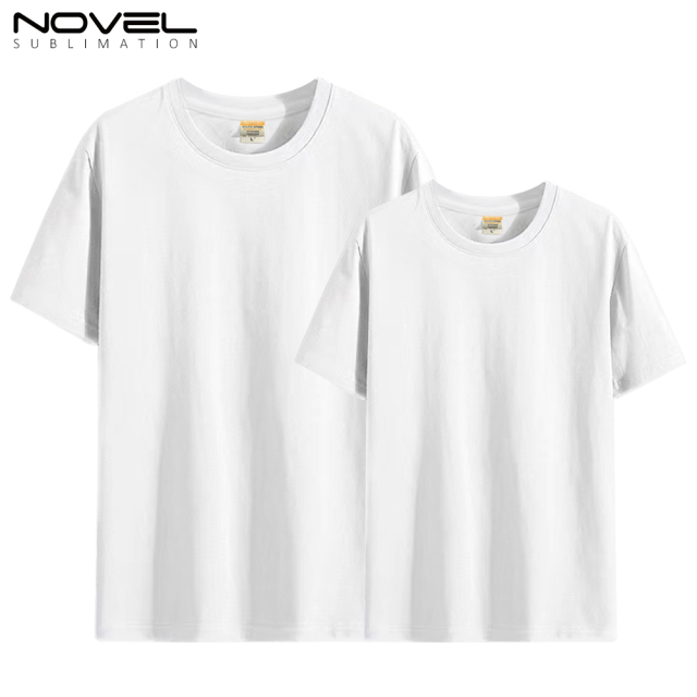 Sublimation Blank Milk Silk Polyester T-shirt for Children