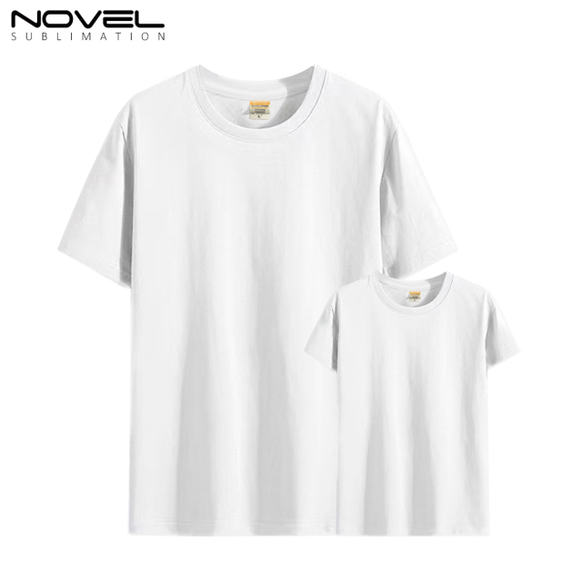 Sublimation Blank Milk Silk Polyester T-shirt for Men