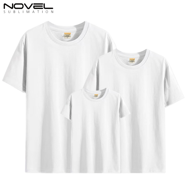 Sublimation Blank Milk Silk Polyester T-shirt for Men