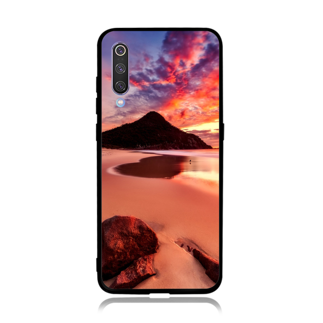 Smooth Sides！Sublimation Blank 2D TPU Phone Case For Xiaomi MI 9/ MI CC9/A3 Lite With Aluminum Insert