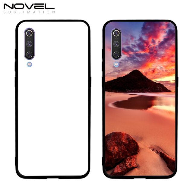 Smooth Sides！Sublimation Blank 2D TPU Phone Case For Xiaomi MI 9/ MI CC9/A3 Lite With Aluminum Insert