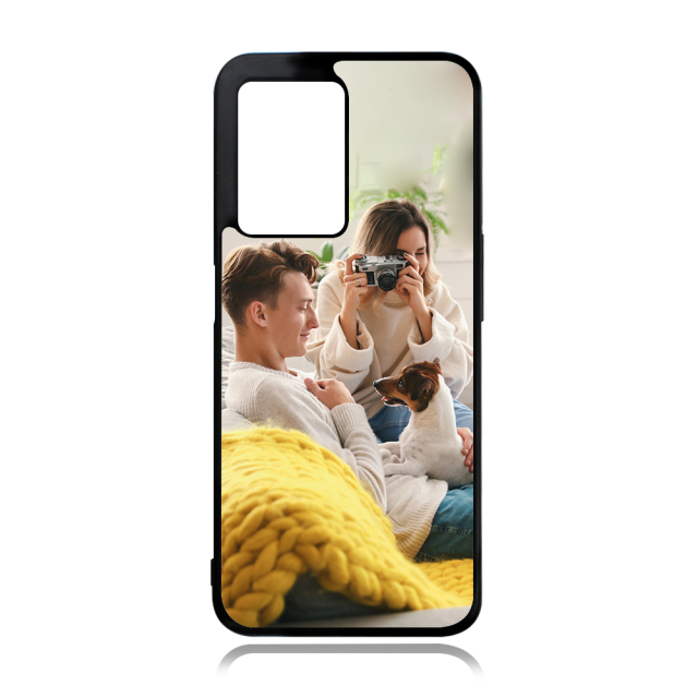 For Oppo A57 5G  /A73/ A72/ A77/ A79/ A93/ A94/ A95/ A96Sublimation 2D TPU Case With Aluminum Insert DIY Silicone Phone Shell