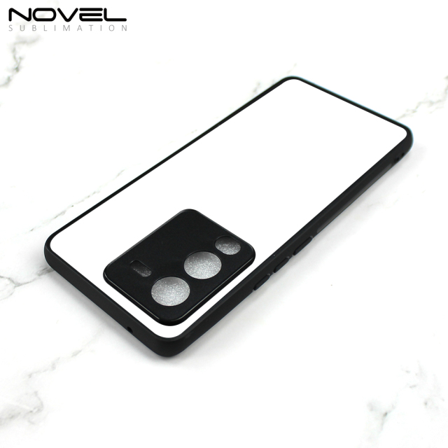 Smooth Sides!!! For Vivo S15 Blank 2D TPU Phone Case Silicone Cover With Aluminum Sheet For Sublimation Printing