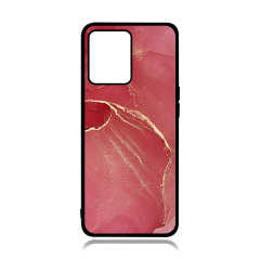 For OPPO Reno 7 4G Sublimation 2D TPU Phone Case Soft Rubber Sides With Aluminum Sheet