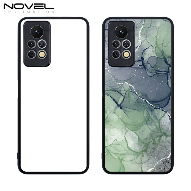 Smooth Sides!!! For Infinix Note 11S/ Note 11 Pro Sublimation Blank Soft Rubber Sides 2D TPU Silicone Phone Case With Metal Insert