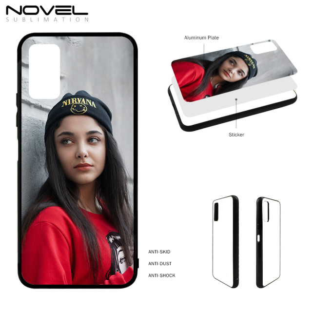 Smooth Sides!!! For Infinix Note 8i 2D TPU Silicone Phone Case With Metal Insert For Sublimation Printing