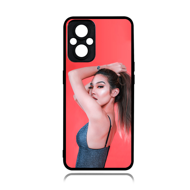 Smooth Sides!!! For Oppo A96 5G Sublimation 2D TPU Case Cover With Aluminum Insert DIY Silicone Cell Phone Shell