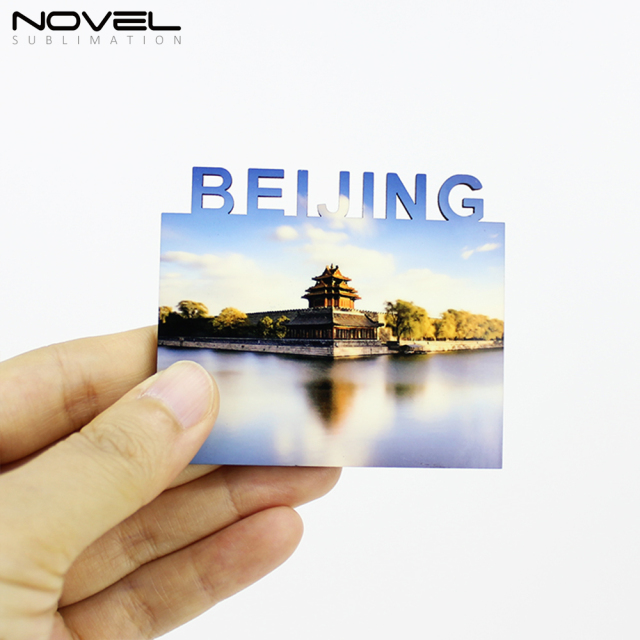 DIY Blank MDF Series Fridge Sticker For Sublimation Printing- Heart Round Square Rectangle