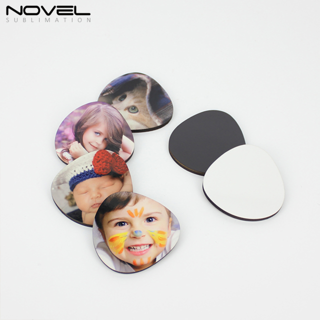 DIY Blank MDF Series Fridge Sticker For Sublimation Printing- Heart Round Square Rectangle