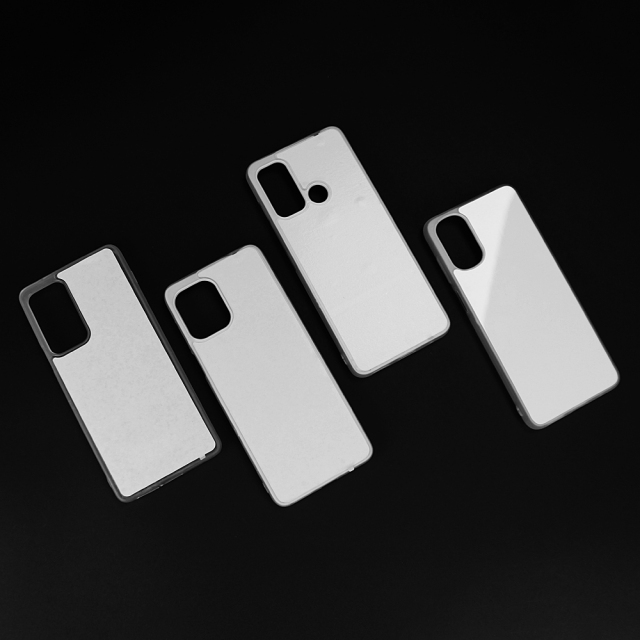 Transparent 2D TPU Phone Case With Metal Insert For  Motorola Moto Series