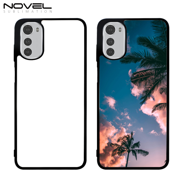 Transparent 2D TPU Phone Case With Metal Insert For  Motorola Moto Series