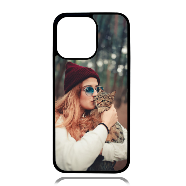 For iPhone 13 Pro Series 2D TPU Soft Sililcone Phone Case For Sublimation Printing