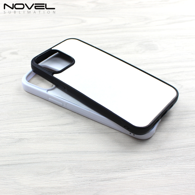 For iPhone 13 Pro Max Sublimation Blank 2D TPU Rubber Phone Case