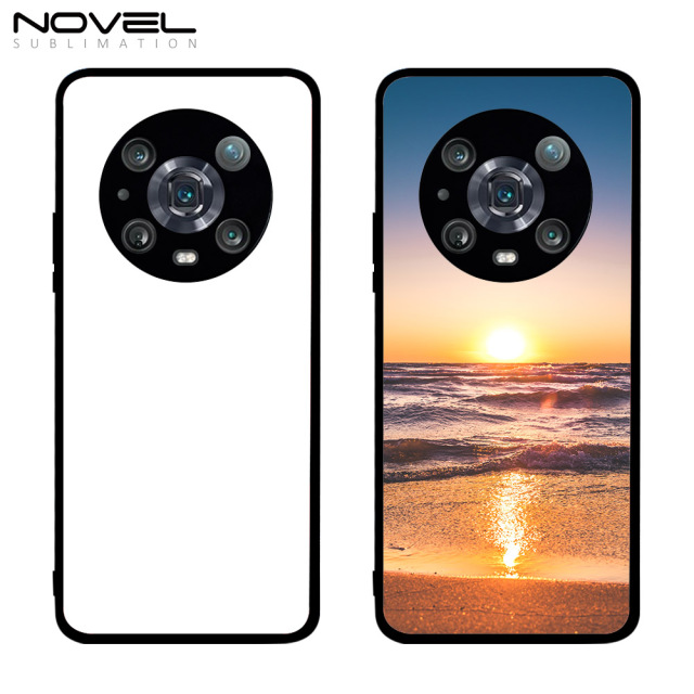 Smooth Sides!!! For Huawei Honor Magic4 Magic 2 Magic 3 Pro Blank Rubber 2D TPU Phone Case With Metal Insert For Sublimation Printing