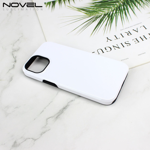 For iPhone 14 Series High Quality Sublimation 3D 2IN1 Coating Case