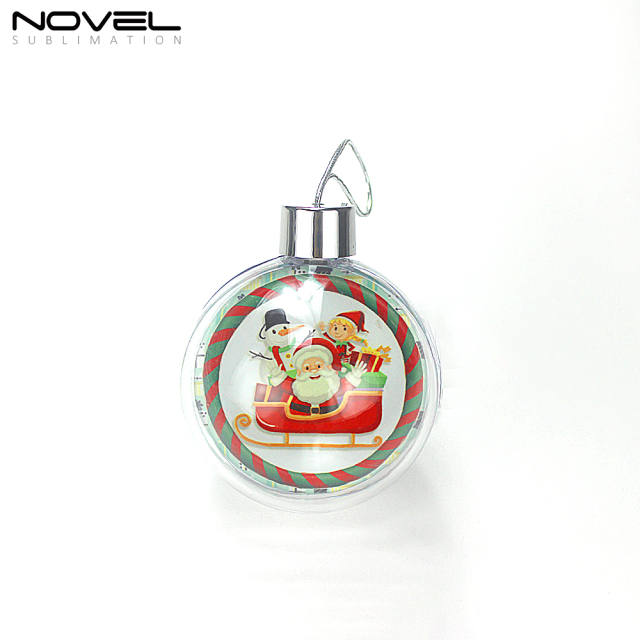 Sublimation Blank DIY  Xmas Decorations Christmas Ball Ornament