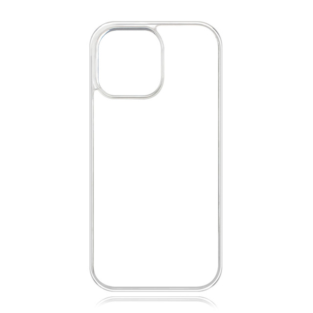 Sublimation 2D PC Phone Case For iPhone 14 Pro Max With Metal Insert For Heat Transfer Printing