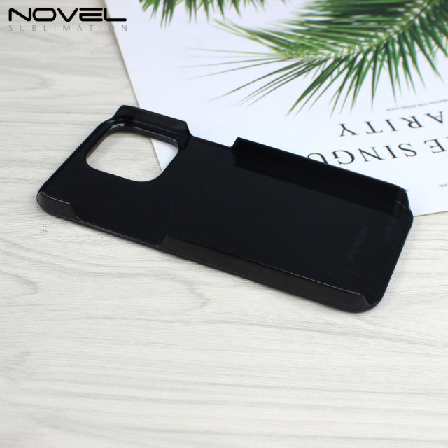 Sublimation 2D PC Phone Case For iPhone 14 Pro Max With Metal Insert For Heat Transfer Printing