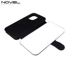 For iPhone 14 Pro Customizd PU Leather Wallet Phone Case For Sublimation Printing