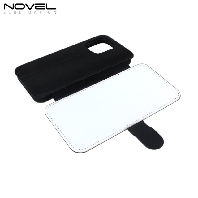 Sublimation Blank PU Leather Flip Phone Wallet Phone Case For iPhone 14 Pro Max Soft TPU Inside