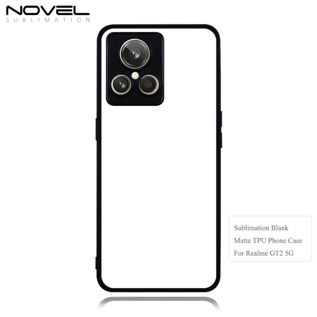 Smooth Sides!!! For OPPO Realme Realme Narzo 50A/ Realme Narzo 50i Sublimation Blank 2D TPU Phone Case Wtih Aluminum Sheet