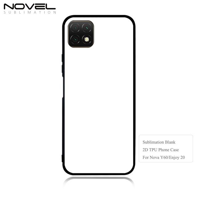 Smooth Sides!!! For Huawei Nova Y70/ Y70 Plus/ Y60/ Enjoy 20 Sublimation Blank 2D TPU Phone Case Cover