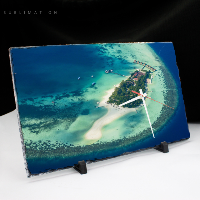 Sublimation Natural Rocks Photo Slate Panel DIY Frame