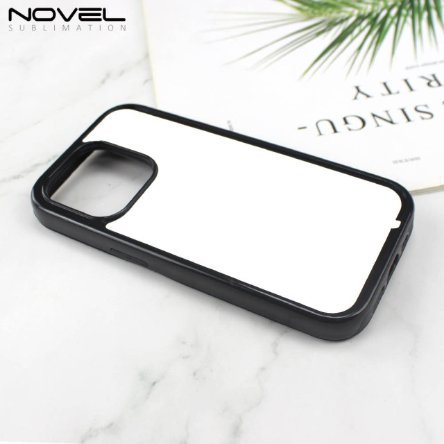 For iPhone 14 Series Strong Protection Sublimation 2D 2IN1 Case Heavy Duty Phone Case