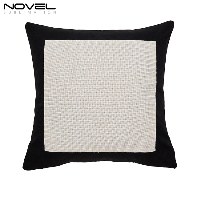 Sublimation Colorful Cotton Linen Pillow Case Cover