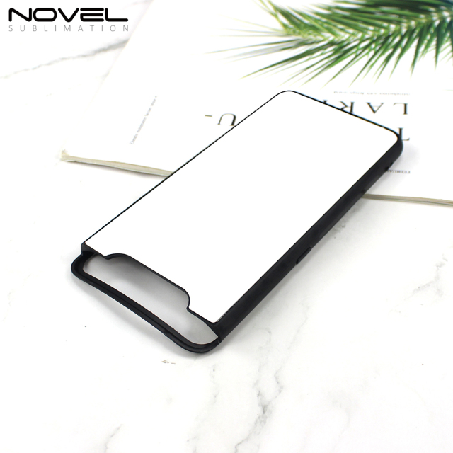 Smooth Sides!!! For Samsung A80 Sublimation 2D TPU Silicone Phone Case With Metal Insert
