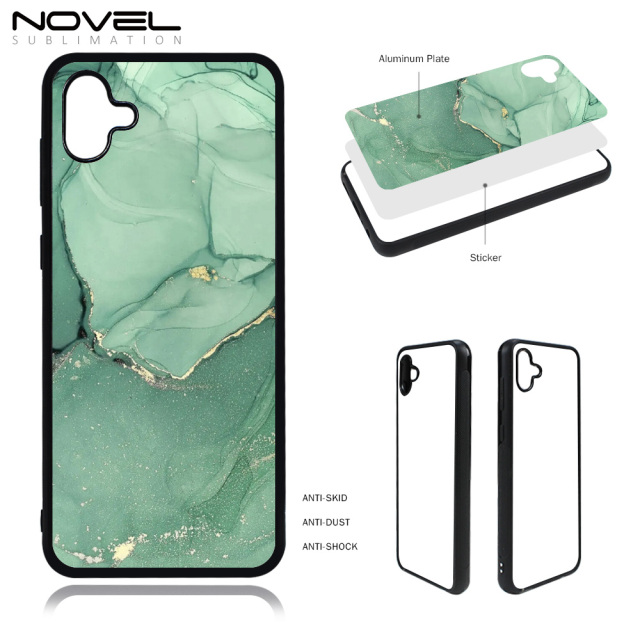 Sublimation 2D TPU Rubber Phone Case for Galaxy A04 4G With Metal Inert