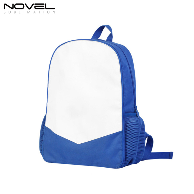 Sublimation Customized Backpack School Bag For Boys and Girls Blank Inverted Triangle Area For DIY Printing