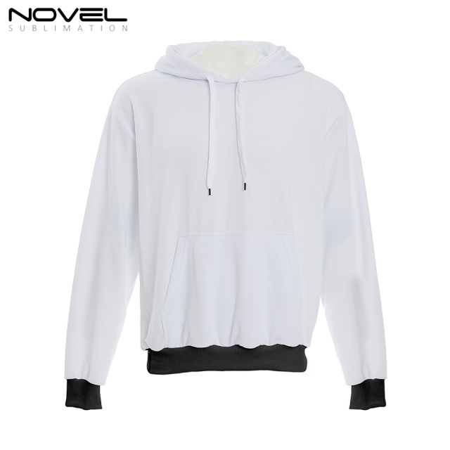 Blank Polyester Drawstring Hoodie For Sublimation Printing Customized Logo