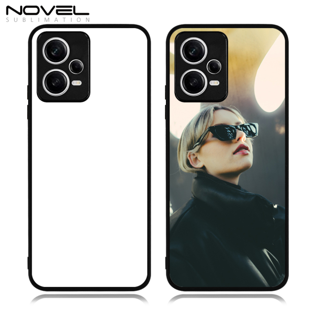 Smooth Sides!!! 2D TPU Phone Cover With Metal Insert For Redmi Note 12 Pro Plus 5G For Customized Sublimation Printing