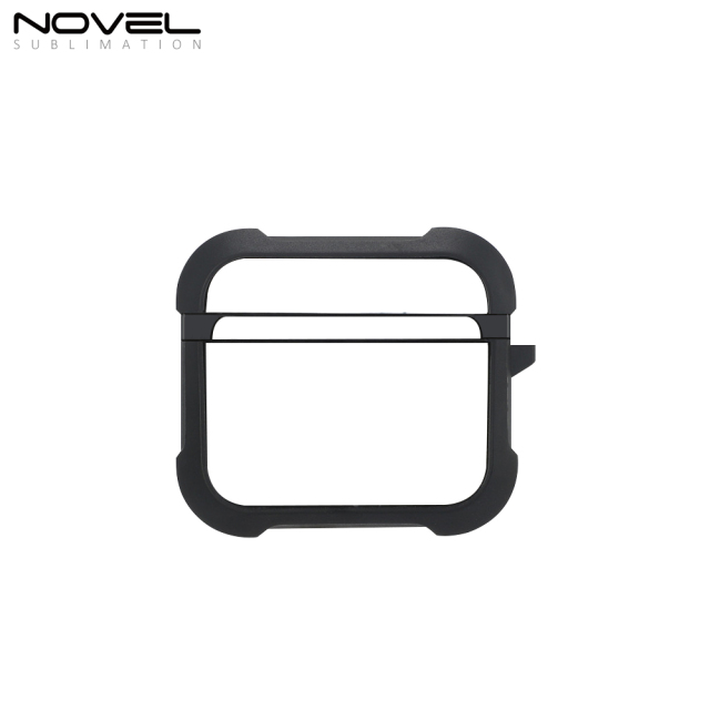 Sublimation Plastic Four Corner Anti-drop Earphone Case For Airpods Pro For  Airpods 1/2/3 DIY Earphone Holder