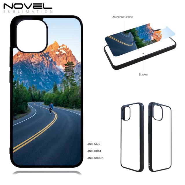 For Redmi A1 DIY Phone Case Sublimation 2D TPU Case With Aluminum Sheet For Heat Transfer Printing