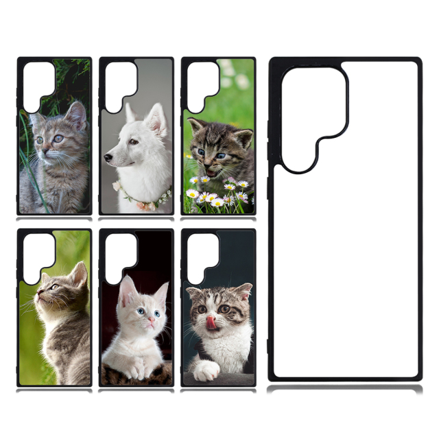 For Samsung S23 Ultra Customized Sublimation 2D TPU Phone Case Soft Silicone Phone Cover For Heat Transfer Printing