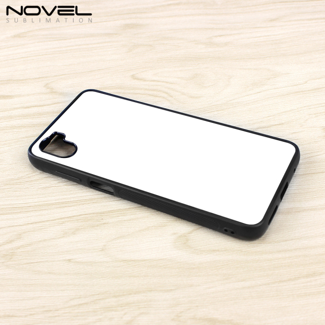 For Motorola Moto E22S DIY Sublimation Phone Case 2D TPU Cover With Metal Insert