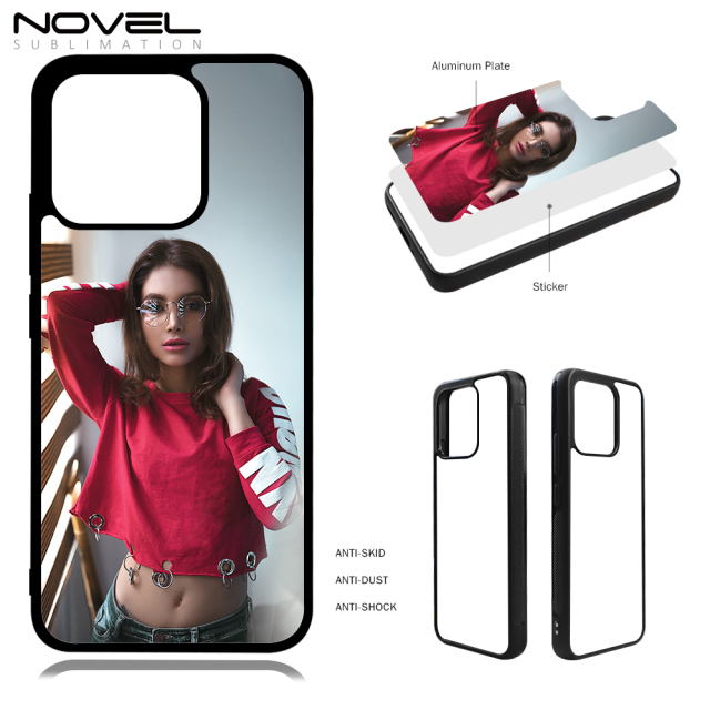 For Xiaomi 13 Sublimation 2D TPU Phone Case With Aluminum Insert For Heat Transfer Printing
