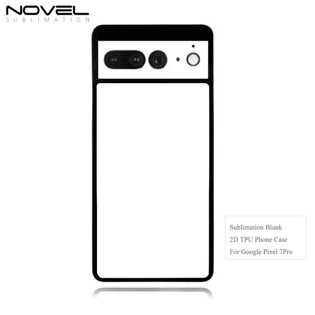 For Google Pixel 7 Sublimation Blank 2D TPU Case DIY Phone Cover