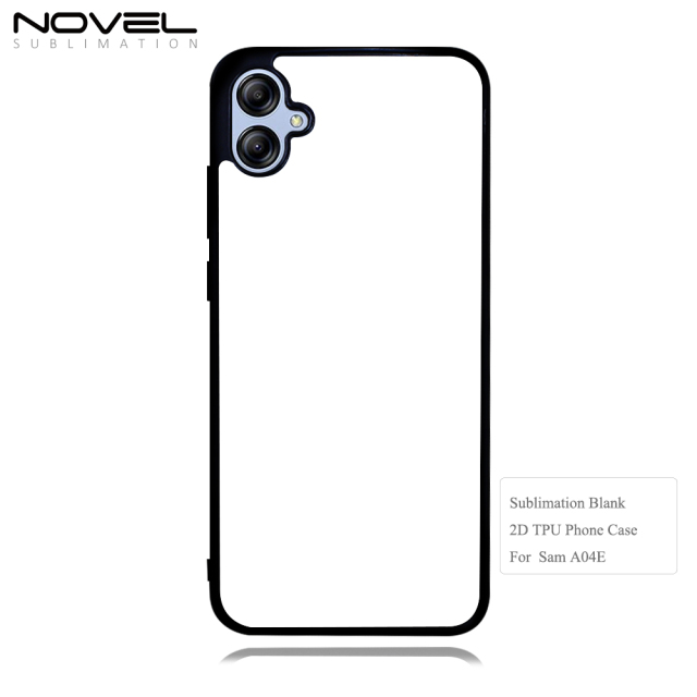 Sublimation 2D TPU Rubber Phone Case for Galaxy A04 4G With Metal Inert