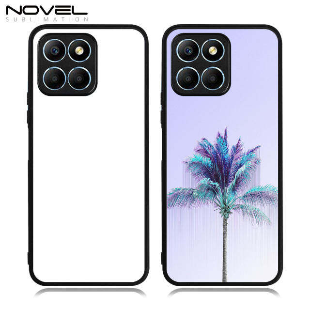 Smooth Sides!!! For Huawei Honor X8 5G Sublimation 2D TPU Cell Phone Case Cover With Aluminum Sheet