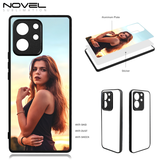 Smooth Sides!!! For Huawei Honor 80 SE Sublimation Phone Case 2D TPU+PC Back DIY Phone Cover With Aluminum Insert