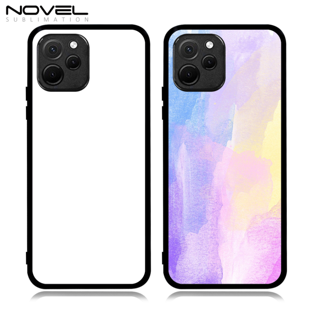 Smooth Sides!!! For Huawei Nova Nova Y61 / Enjoy 50Z Sublimation Blank Rubber 2D TPU PC Phone Case Cover